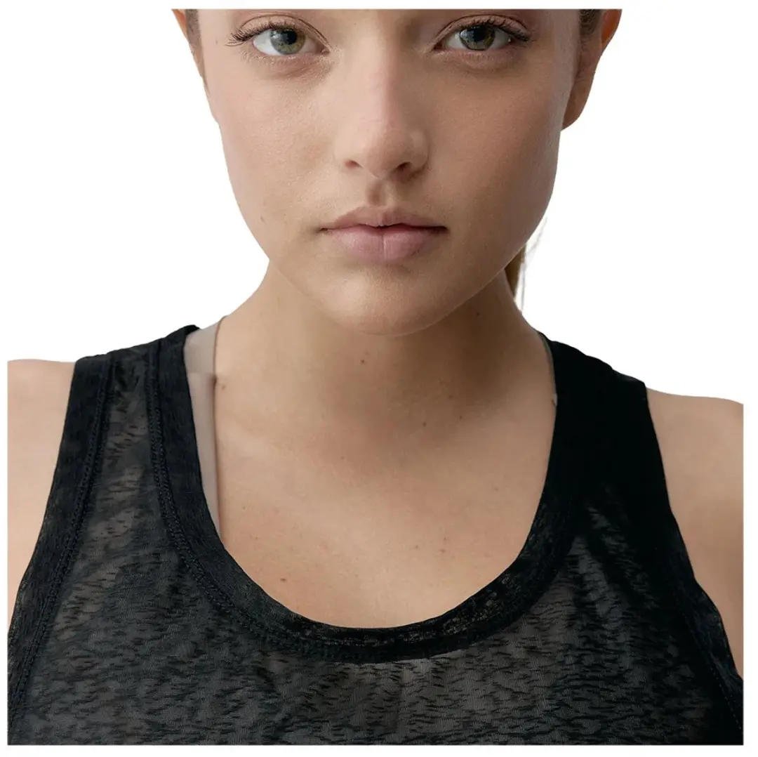 Born Living Yoga Ada 2.0 Mouwloos T-shirt - One Size - Zwart