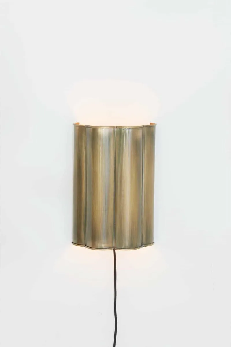 vtwonen Light & Living Wandlamp Fringe 30cm Antiek Brons - Goud
