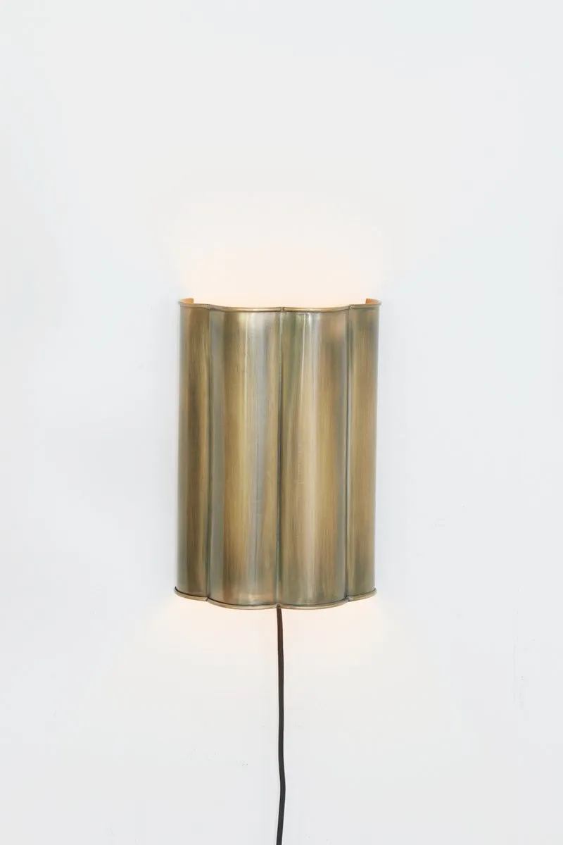 vtwonen Light & Living Wandlamp Fringe 30cm Antiek Brons - Goud