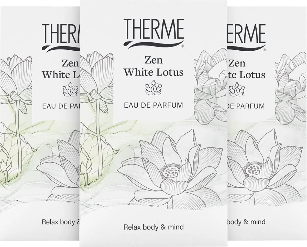 Therme Zen White Lotus Eau de Parfum - 3x30ml Voordeelverpakking