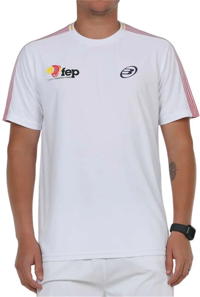 Bullpadel Exudo T-shirt Met Korte Mouwen Wit S Man