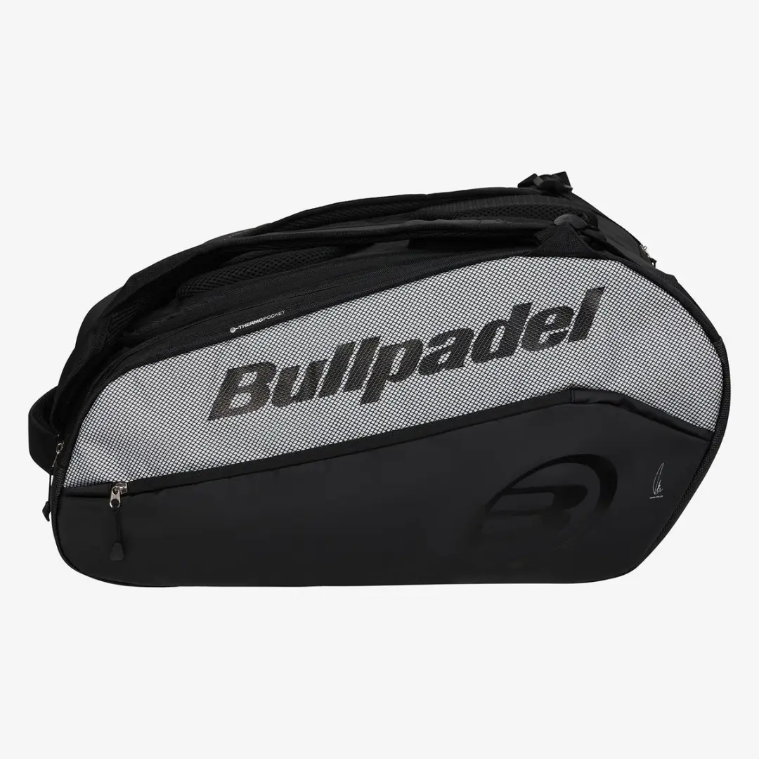 Bullpadel Vertex BPP26001 Racketbag - 4 Vakken - Wit/Zwart