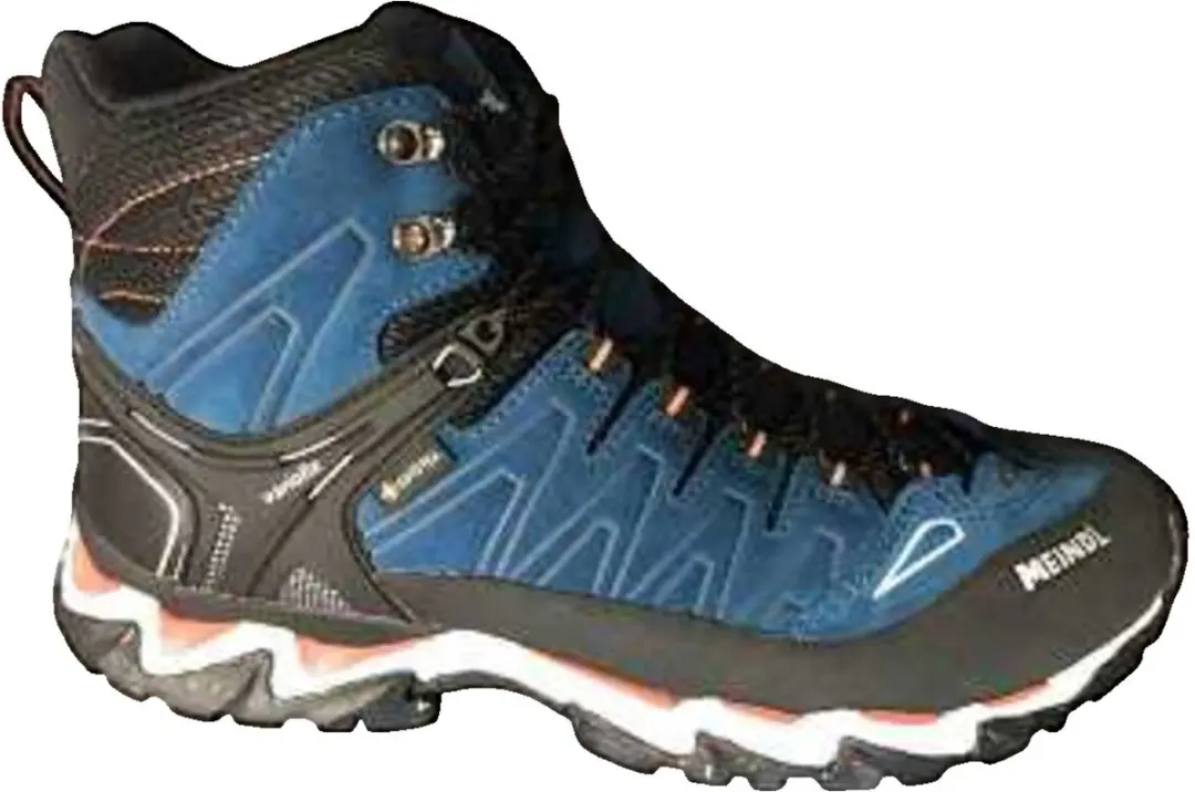 Meindl Lite Hike Gtx Heren Hoge Wandelschoen Blau/Orange 9,5/44