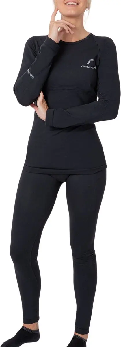 Reusch Underwear Set Warm Senior 5140409-7700 - Maat L - Zwart