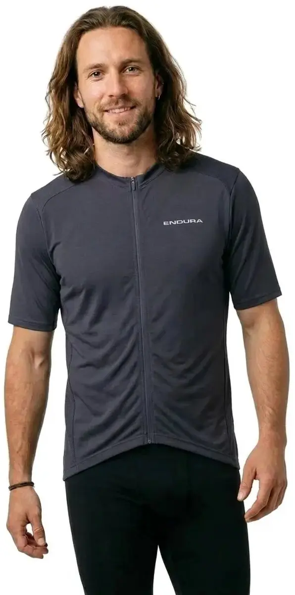 Endura Loop Zipped Korte Mouw Enduro Trui Blauw M Man