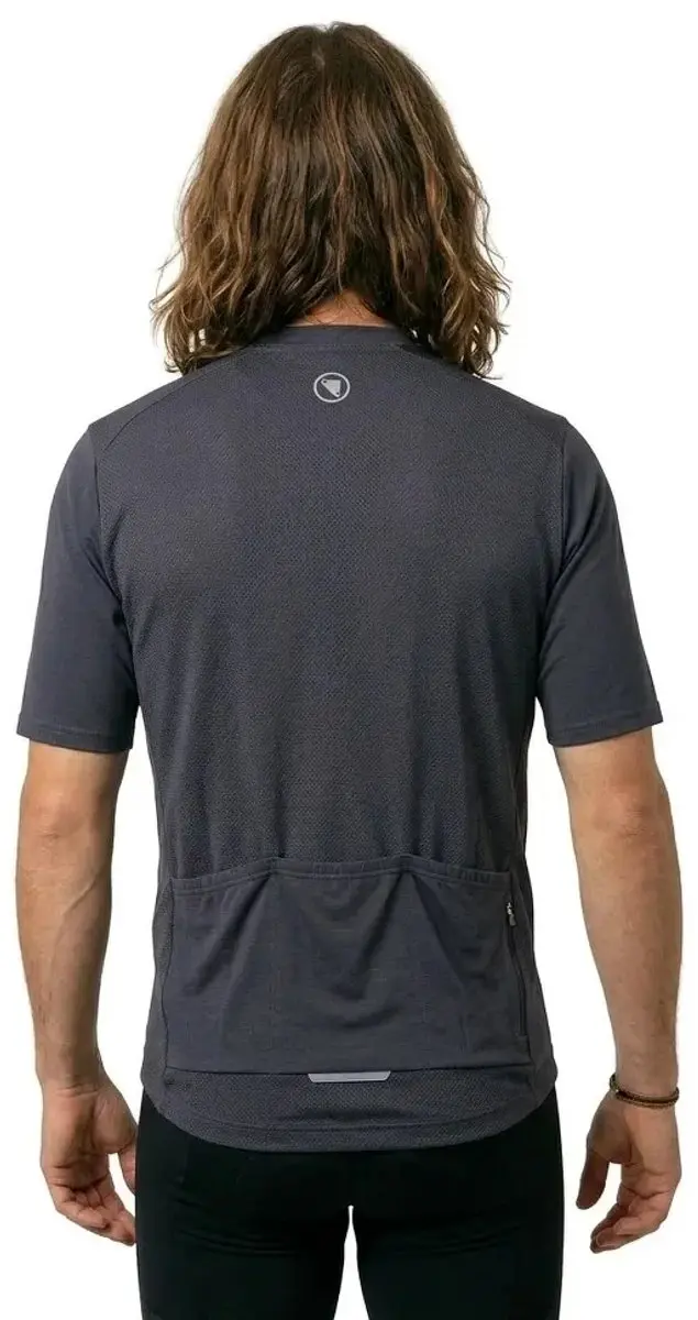 Endura Loop Zipped Korte Mouw Enduro Trui Blauw M Man