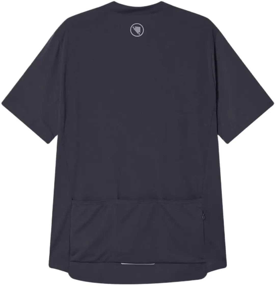 Endura Loop Zipped Korte Mouw Enduro Trui Blauw M Man