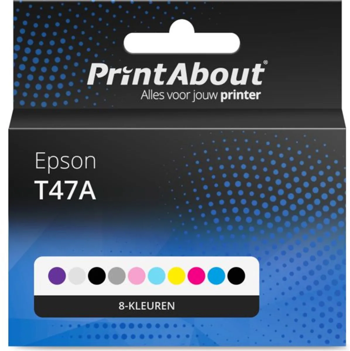 PrintAbout T47A Inktcartridge 8-kleuren Multipack