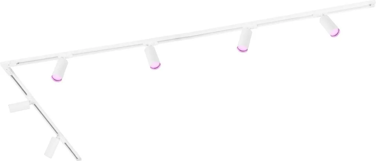 LEDVION Smart LED Railverlichting 3M - 6 Spots RGBW 4.9W