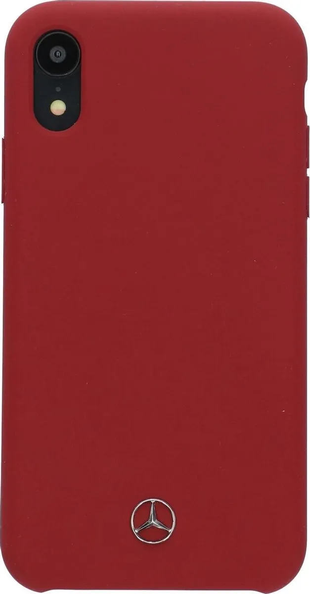 Rood hoesje van Mercedes-Benz - Backcover - iPhone XR - Silicone
