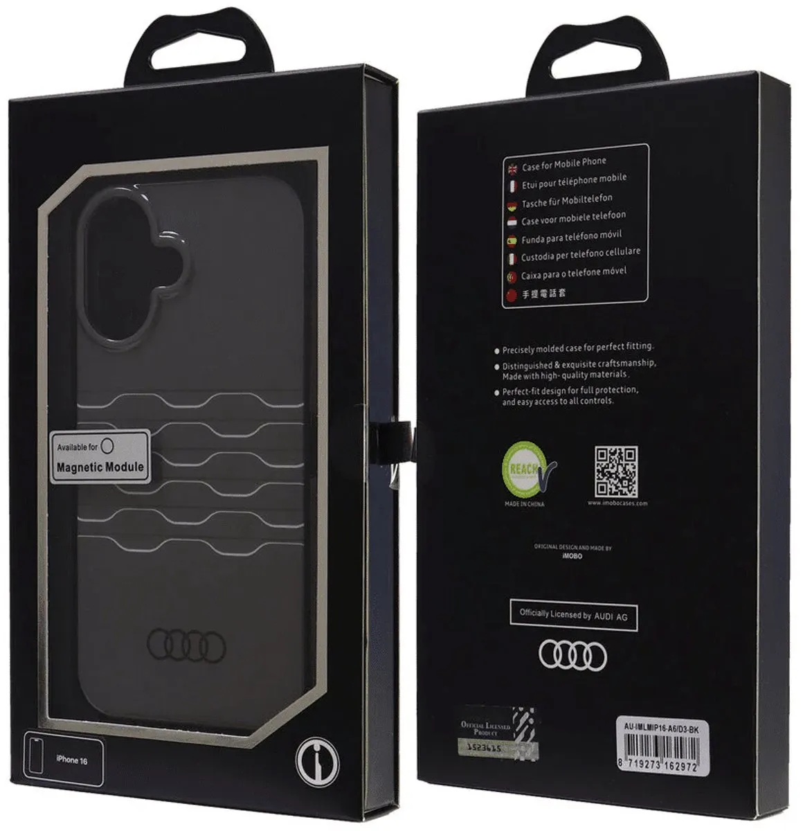Audi Backcover iPhone 16 A6 - Grijs