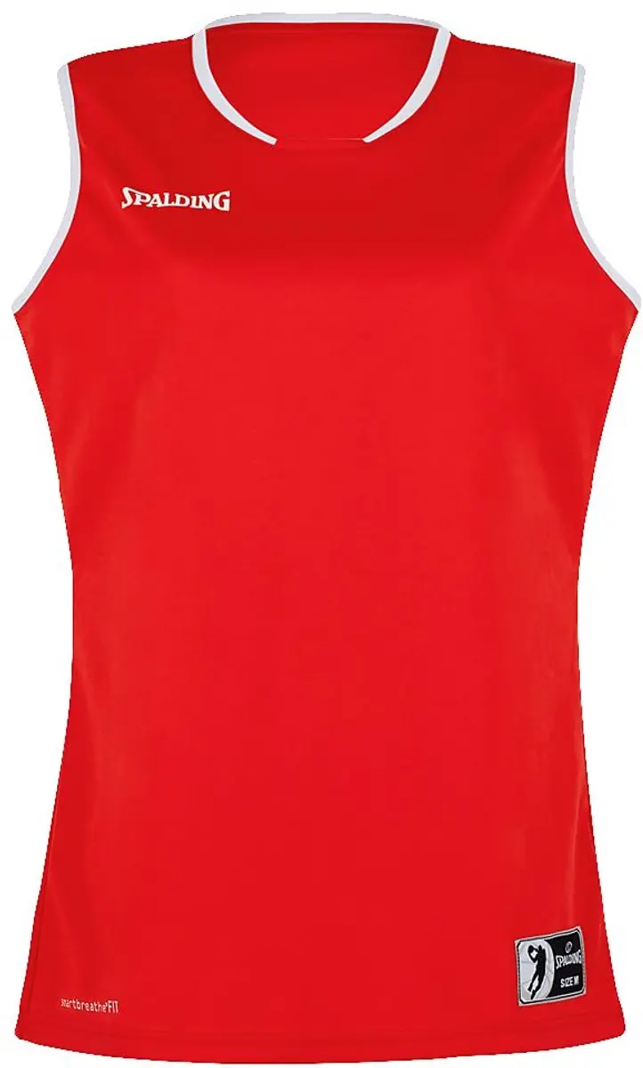 Move Tank Top Dames Rood/Wit