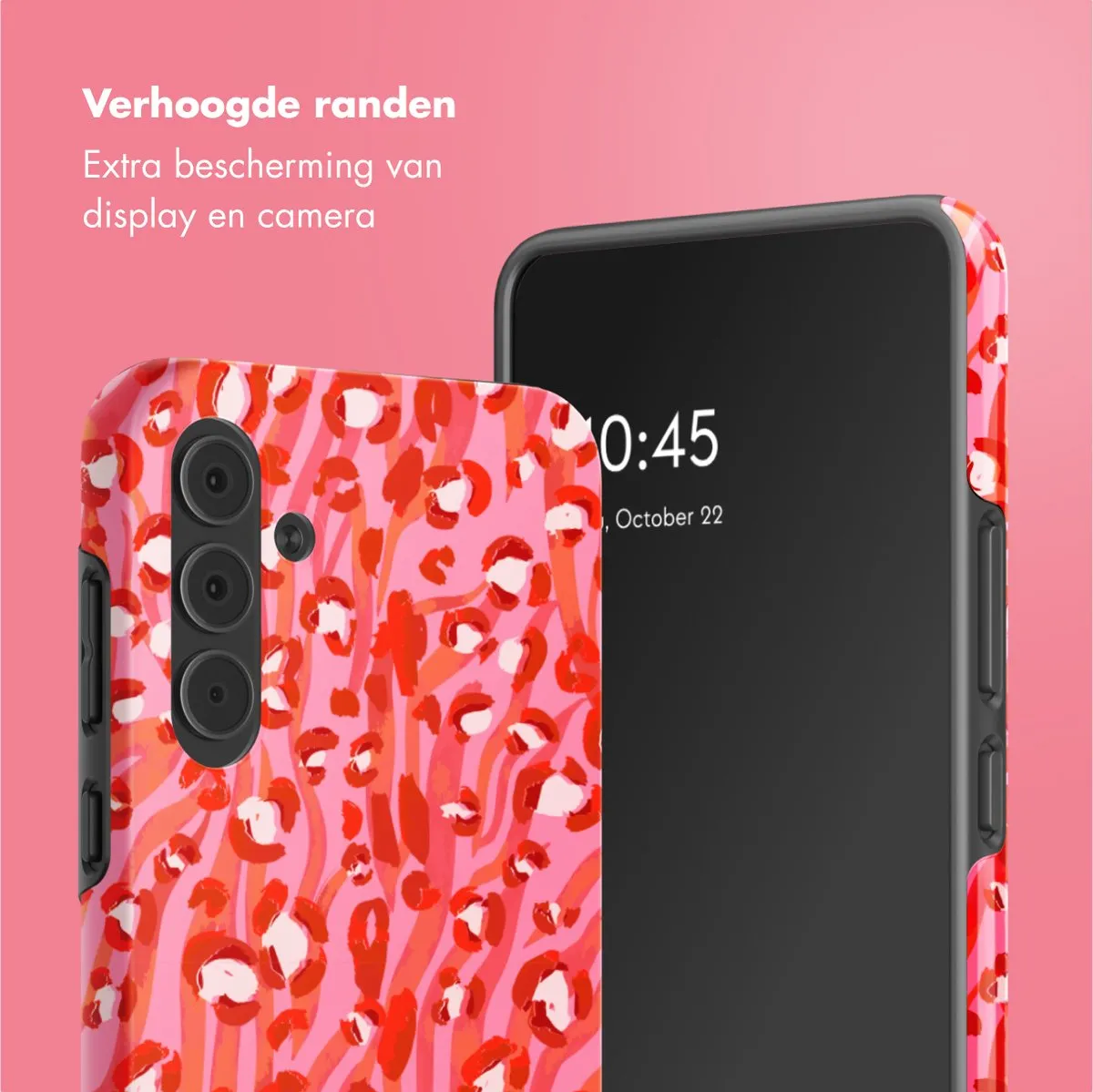 Selencia Hoesje Samsung Galaxy A55 Wild Spots Lipstick
