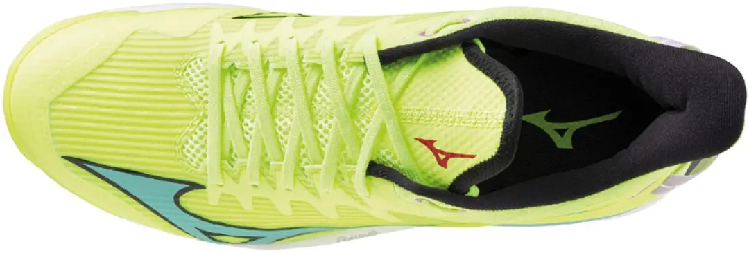 Mizuno Wave Leopardus Hockeyschoenen TF - 45 - Limegroen/Blauw/Zwart - afbeelding 4 van 6