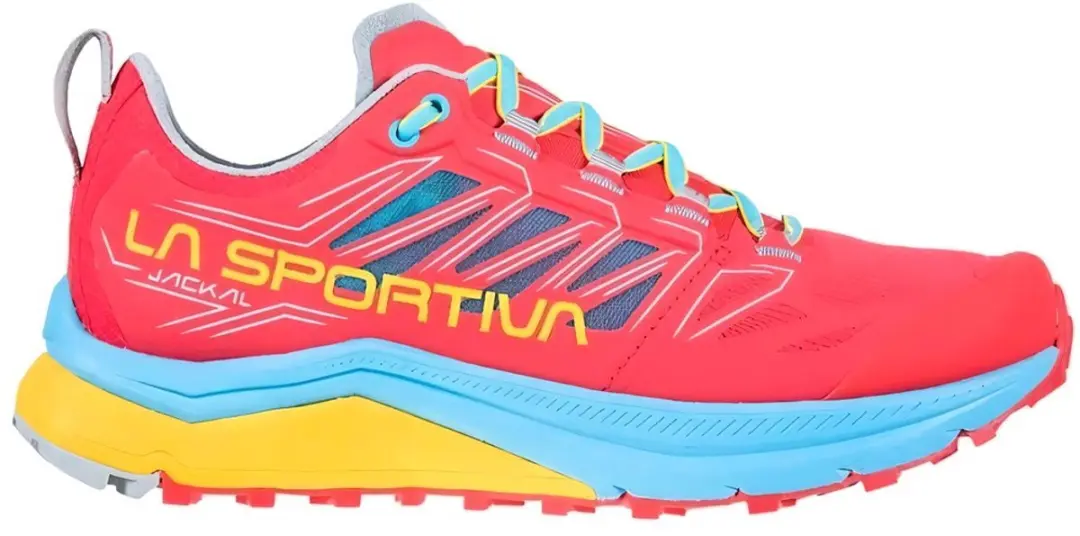 La Sportiva Damen Laufschuhe Jackal Hibiskualibu 94331 Rosa/Blau-38,5