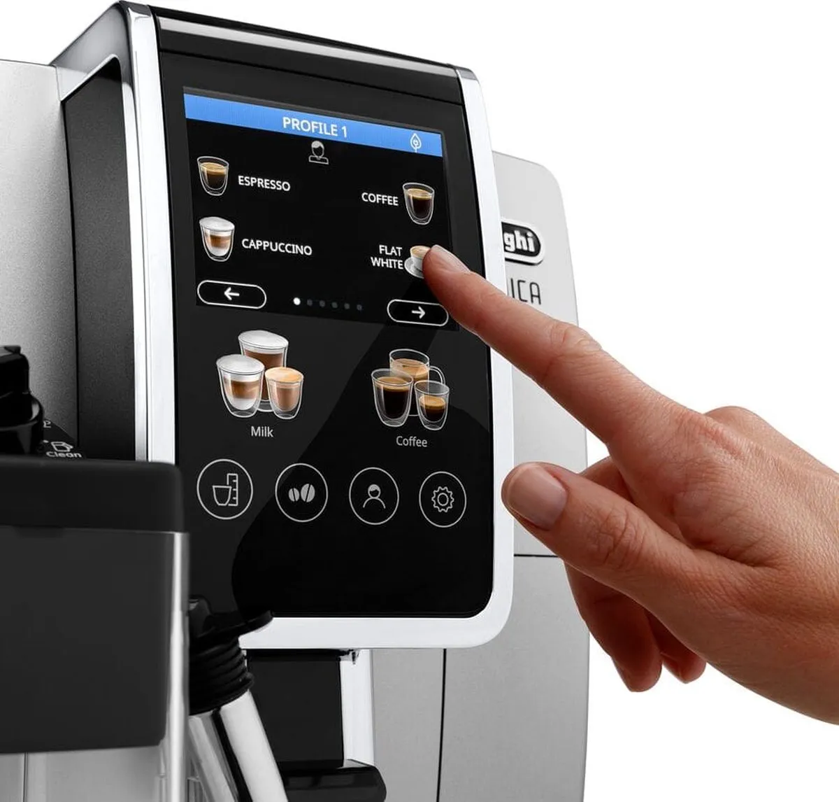 De'Longhi Dinamica Plus ECAM380.85.SB Espressomachine - Zwart - afbeelding 6 van 6