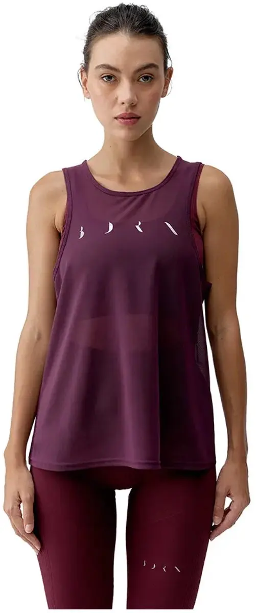 Born Living Yoga Bora Mouwloos T-shirt Paars S Vrouw