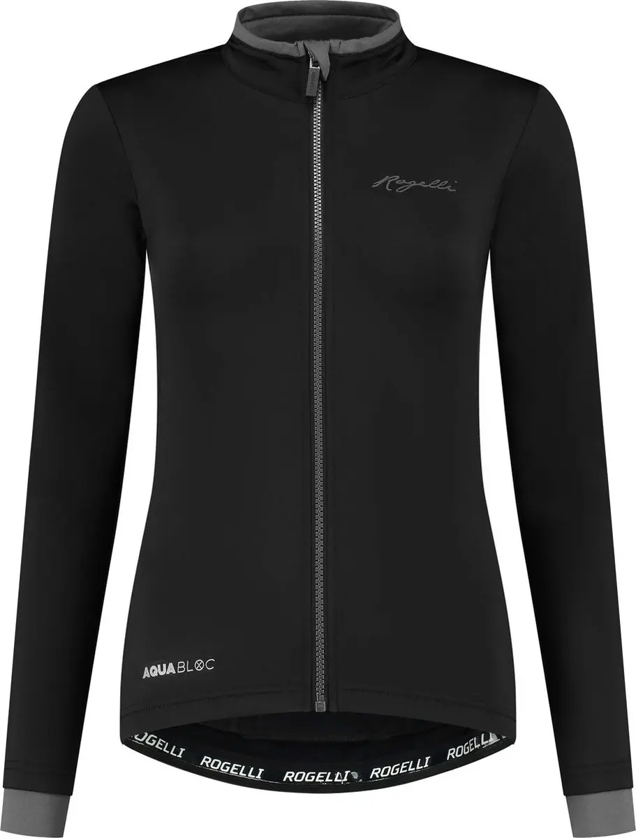 Rogelli Essential Fietsshirt Lange Mouwen Dames - Zwart S