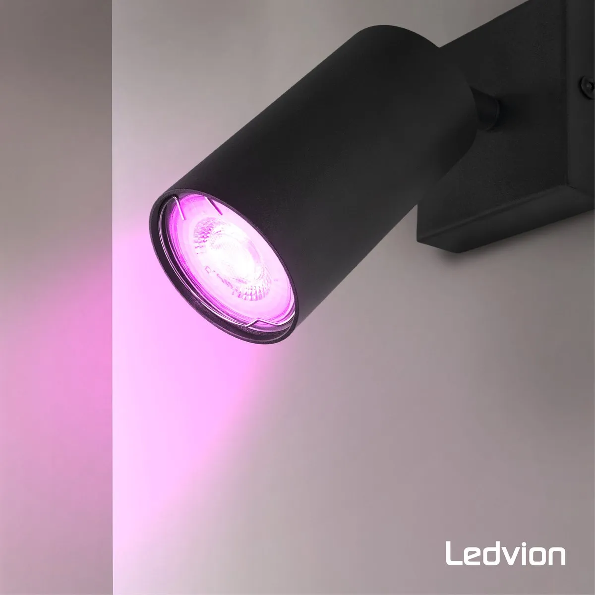 Ledvion 4X Smart RGB+CCT GU10 LED Spot 4,9W - 345L - Dimbaar