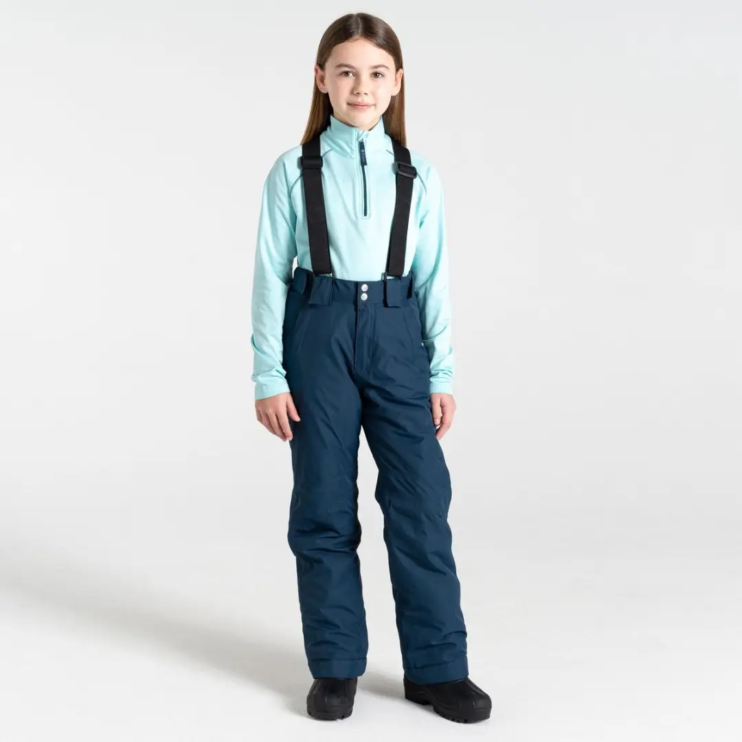 Dare2B, Motive Waterdichte Kinder Ski-broek, Moonlight Denim, Maat 140
