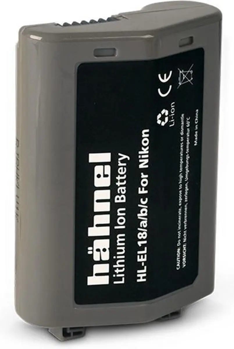 HAHNEL HL-EL18 Accu - 2400mAh - Nikon - afbeelding 2 van 5