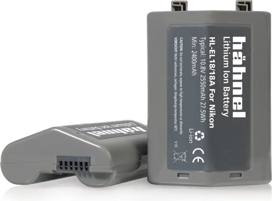 HAHNEL HL-EL18 Accu - 2400mAh - Nikon - afbeelding 3 van 5