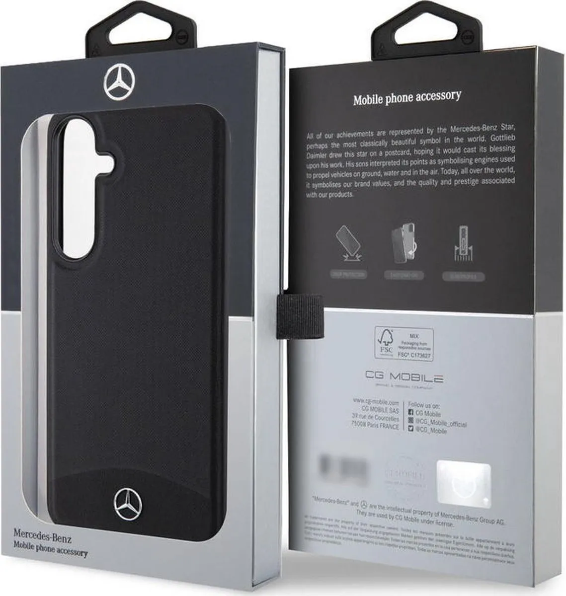 Mercedes-Benz Back Case S24 Plus MagSafe - Zwart