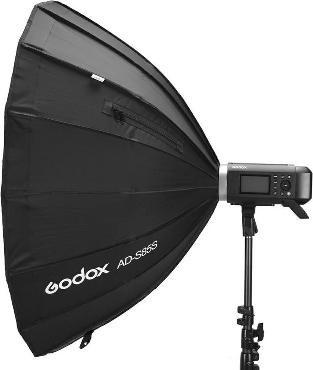 Godox AD-S85S Multifunctionele Softbox 85cm - Zwart/Zilver