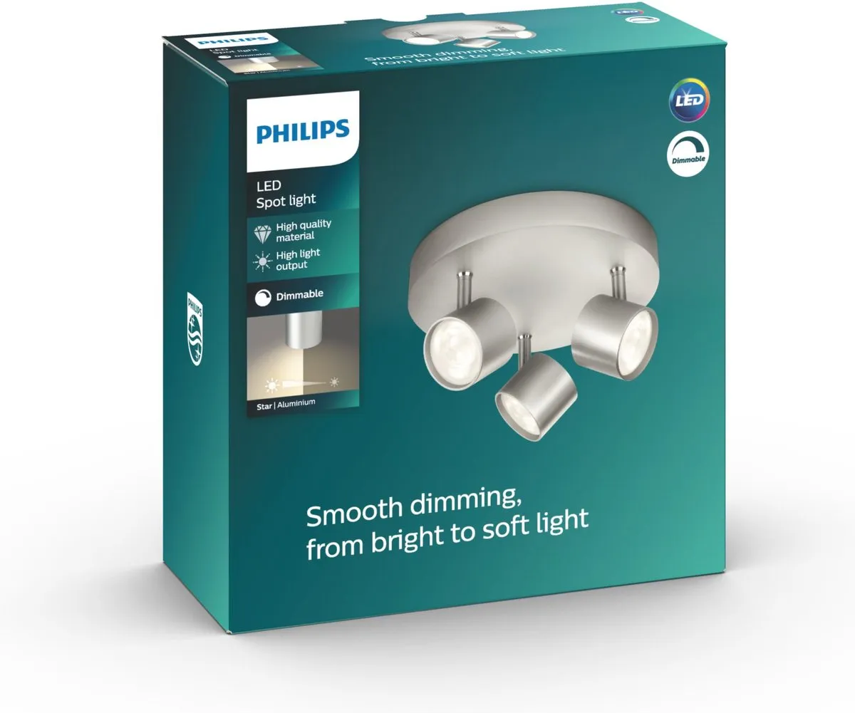 Philips Star Opbouwspot 3-lichts