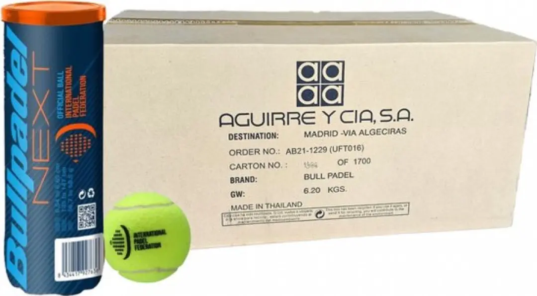 Bullpadel BP FIP Next - 3-tube - Padelballen