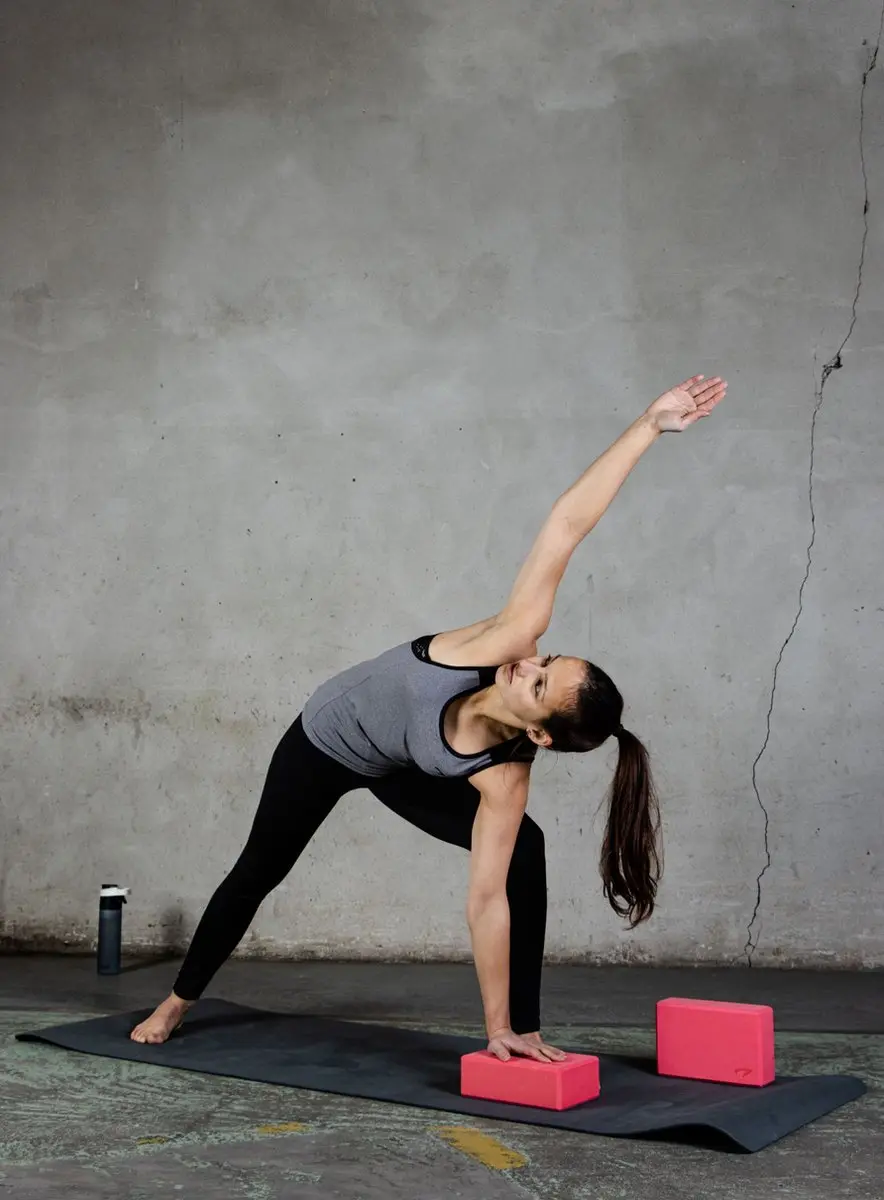 Avento Yoga Blok Set van 2 - Foam - Roze