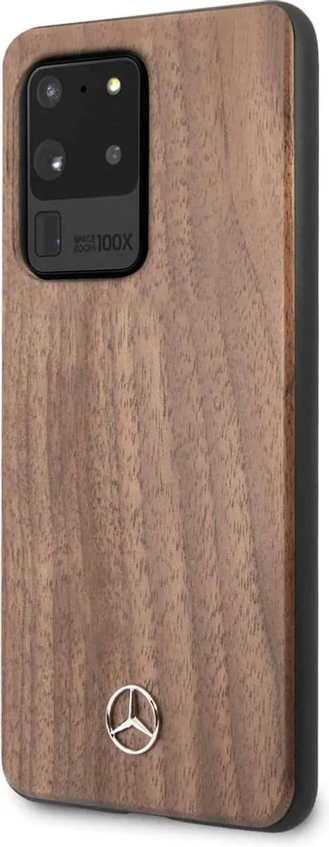 Mercedes-Benz Wood Hard Case Samsung Galaxy S20 Ultra - Bruin