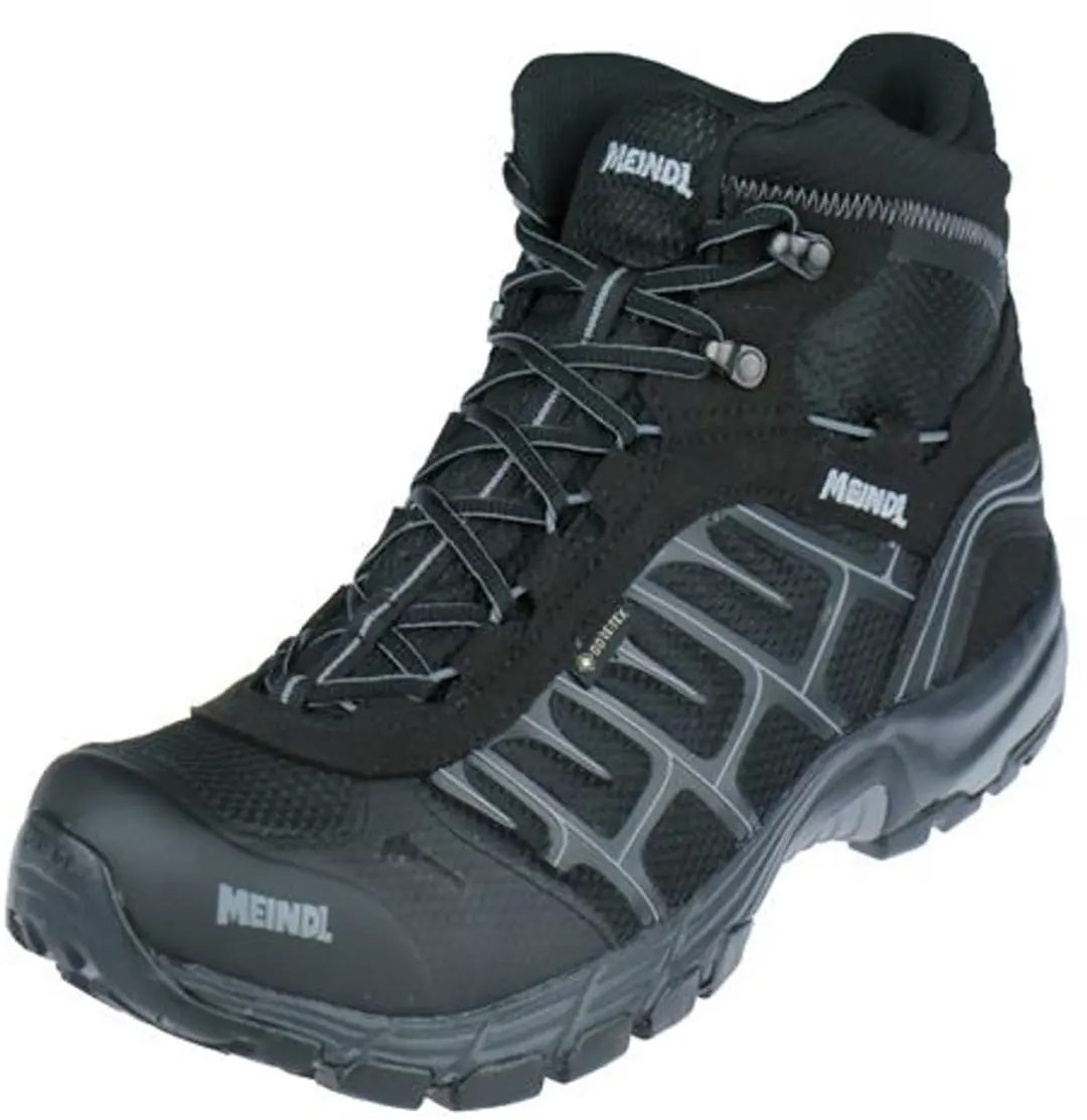 Meindl Quebec Mid GTX Wandelschoenen - 44.5 - Zwart/Zilver