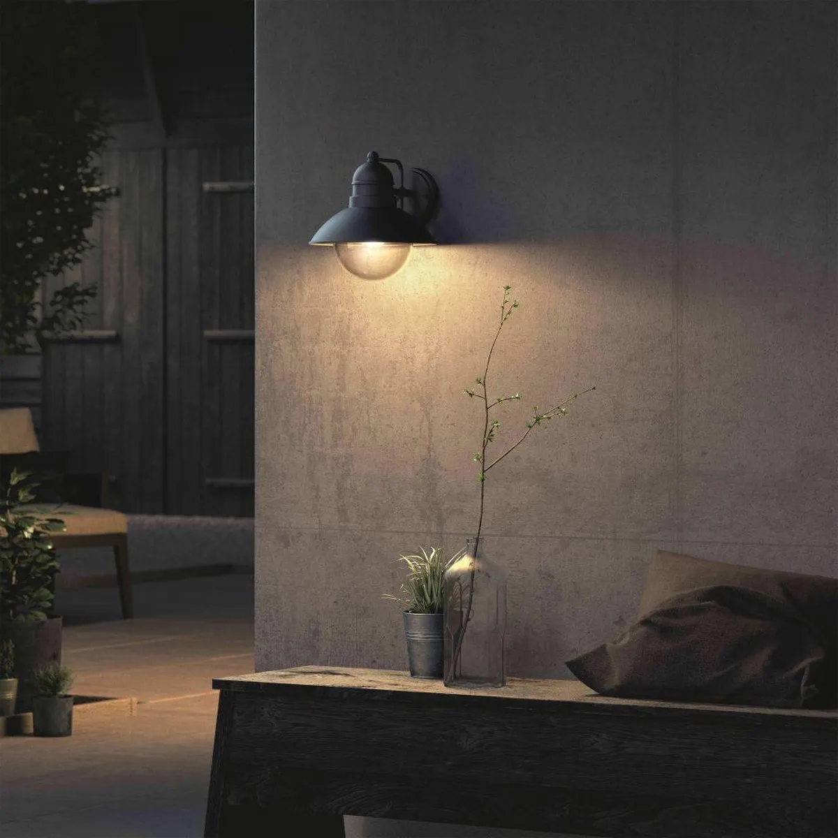 Philips Hoverfly Buitenwandlamp - Zwart - afbeelding 6 van 6