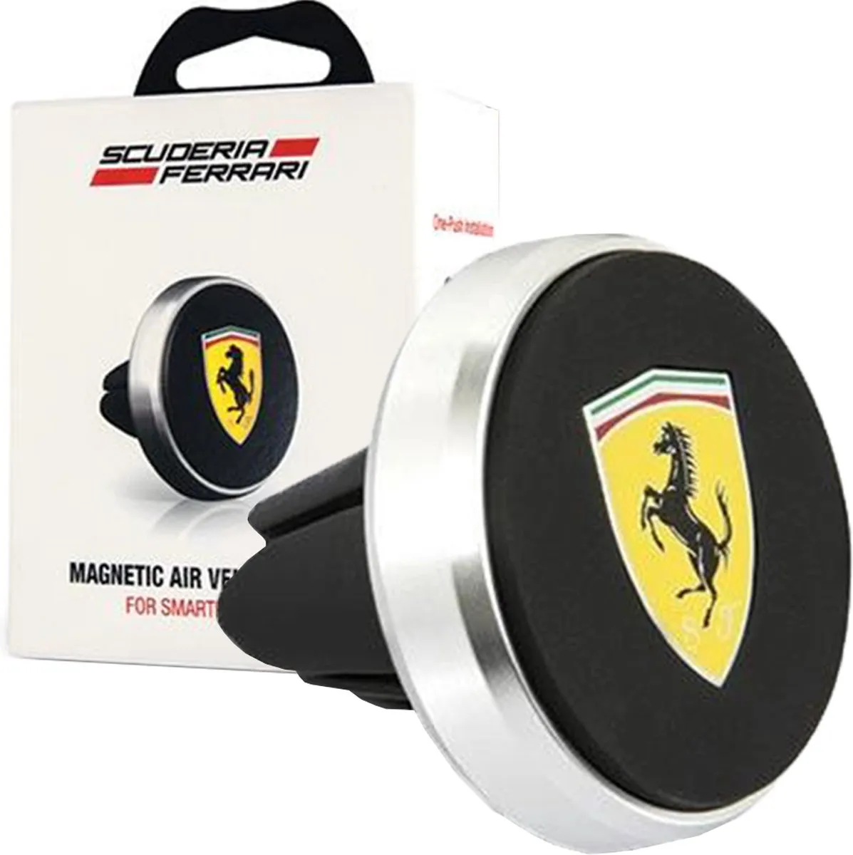 Ferrari - FESCHBK - magnetische houder voor ventilatierooster. zwart/zwart