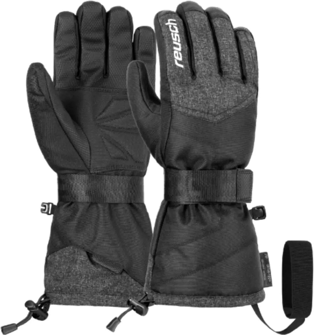 Reusch Base Plate R-Tex Ski- en snowboardhandschoenen Zwart dessin 6.5