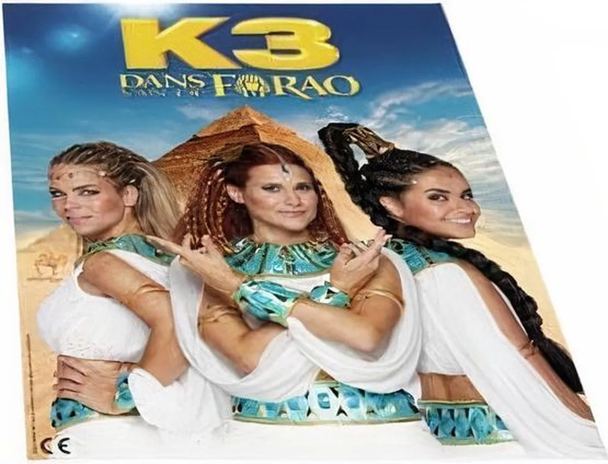 K3 Dans van de Farao Puzzel 100 Stuks - Poster in Tube