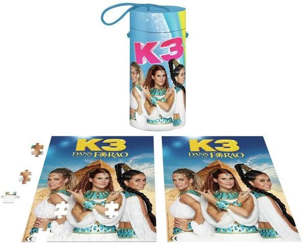 K3 Dans van de Farao Puzzel 100 Stuks