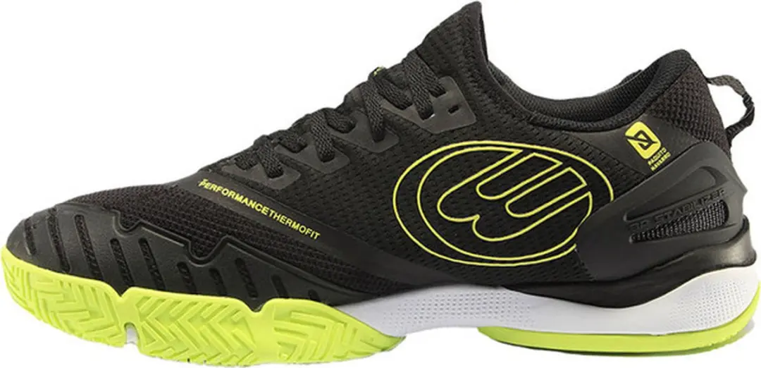 Bullpadel Hack Hybrid Fly 22V - Schoen - Maat 44.5 - Black/Yellow - afbeelding 3 van 3