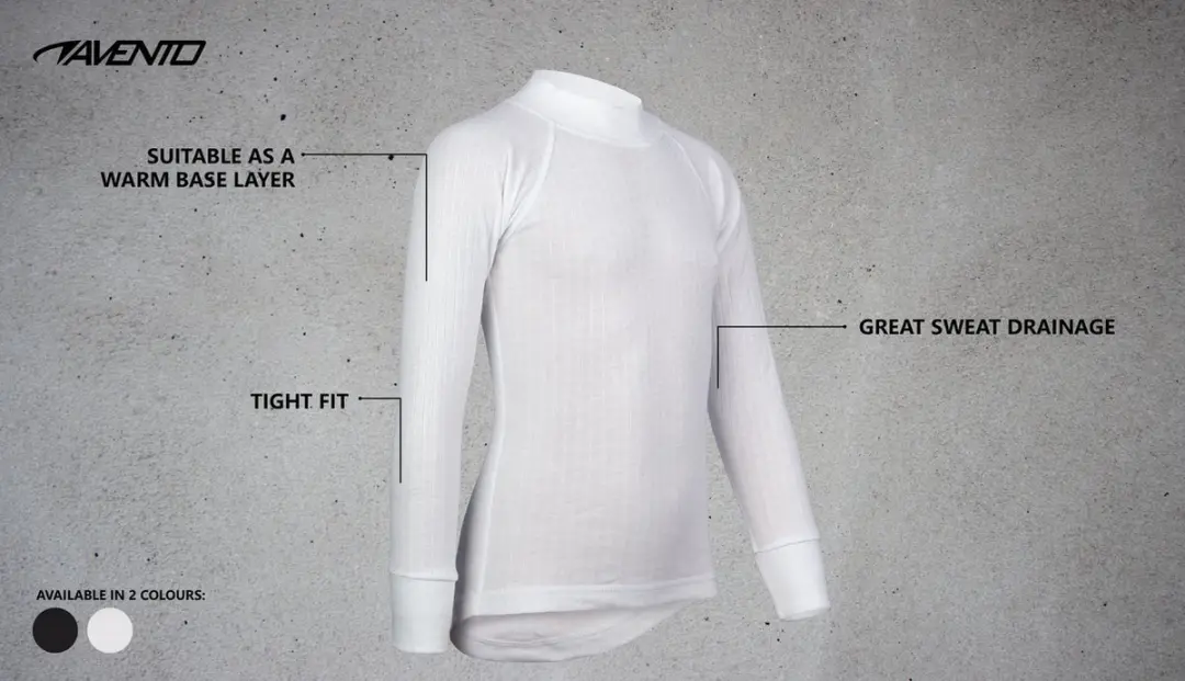 Avento Thermoshirt Kinderen 152 - Zwart
