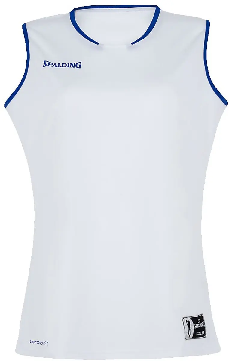 Move Tank Top Dames Wit/Koningsblauw