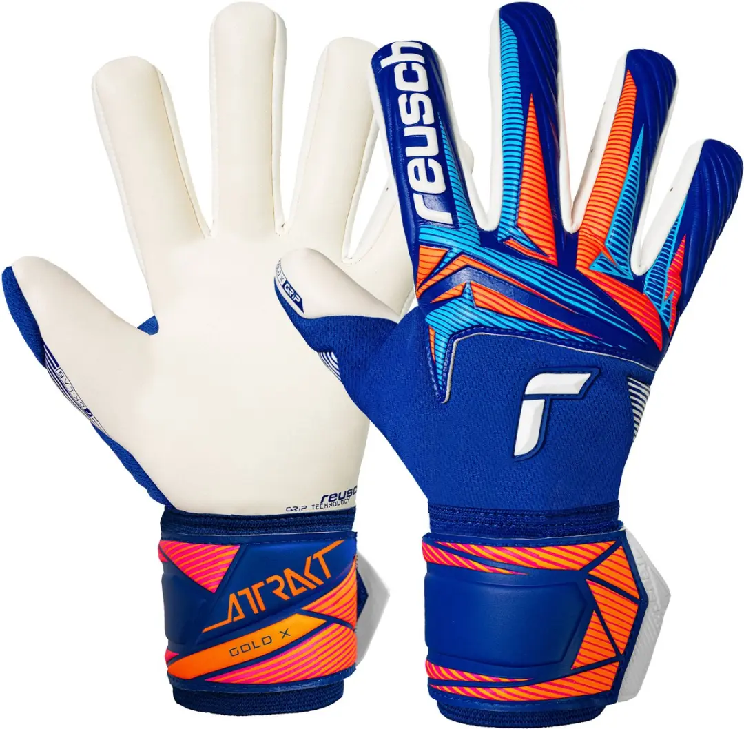 Reusch Attrakt Gold X NC Sharp Blue Keepershandschoenen