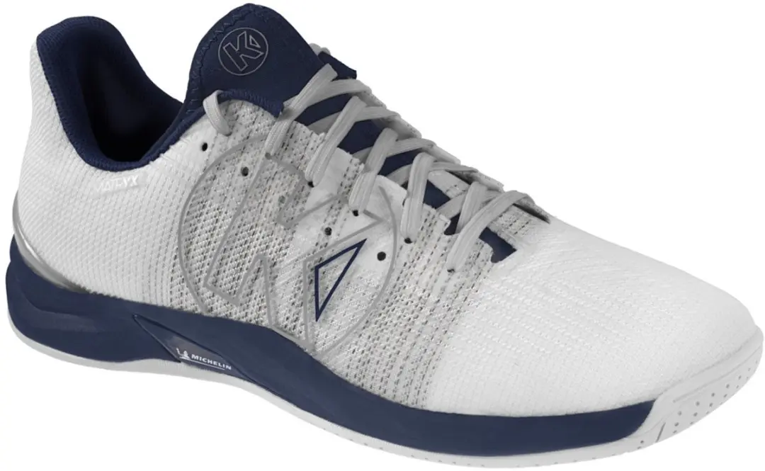 Kempa Attack One 2.0 Indoor Schoenen 42,5 - Wit/Zwaar Blauw