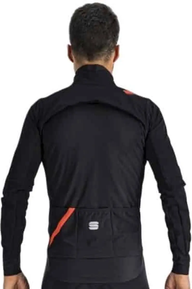 Sportful Fiandre Pro Medium Jacket - Heren - L - Zwart/Rood - afbeelding 5 van 6