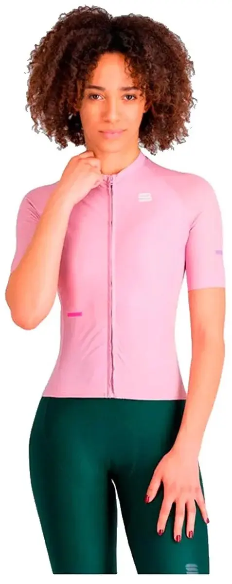 Sportful Supernova Korte Mouw Wielertrui Roze XS Vrouw