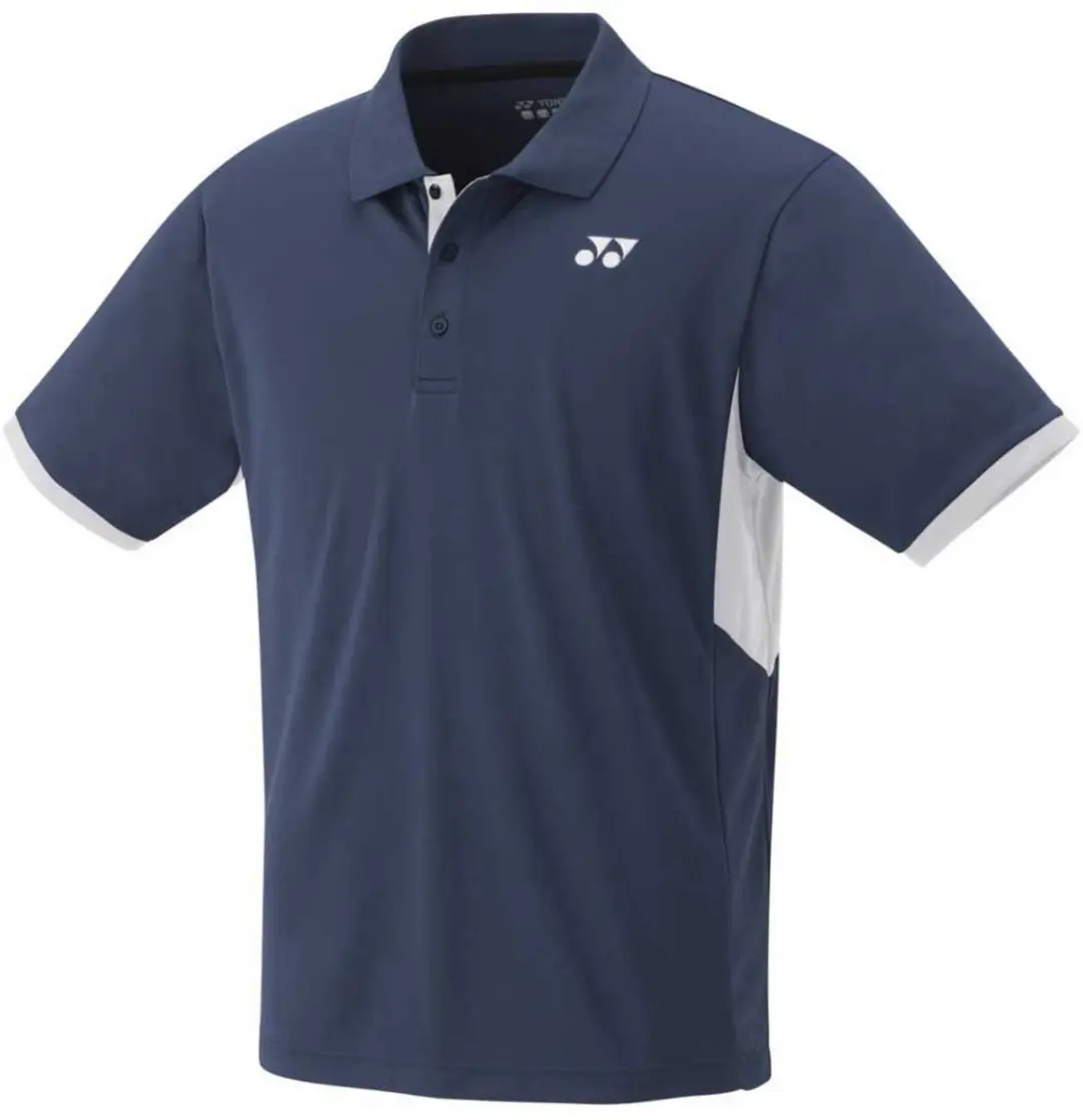 Yonex Team Korte Mouw Poloshirt Blauw 120 cm Jongens