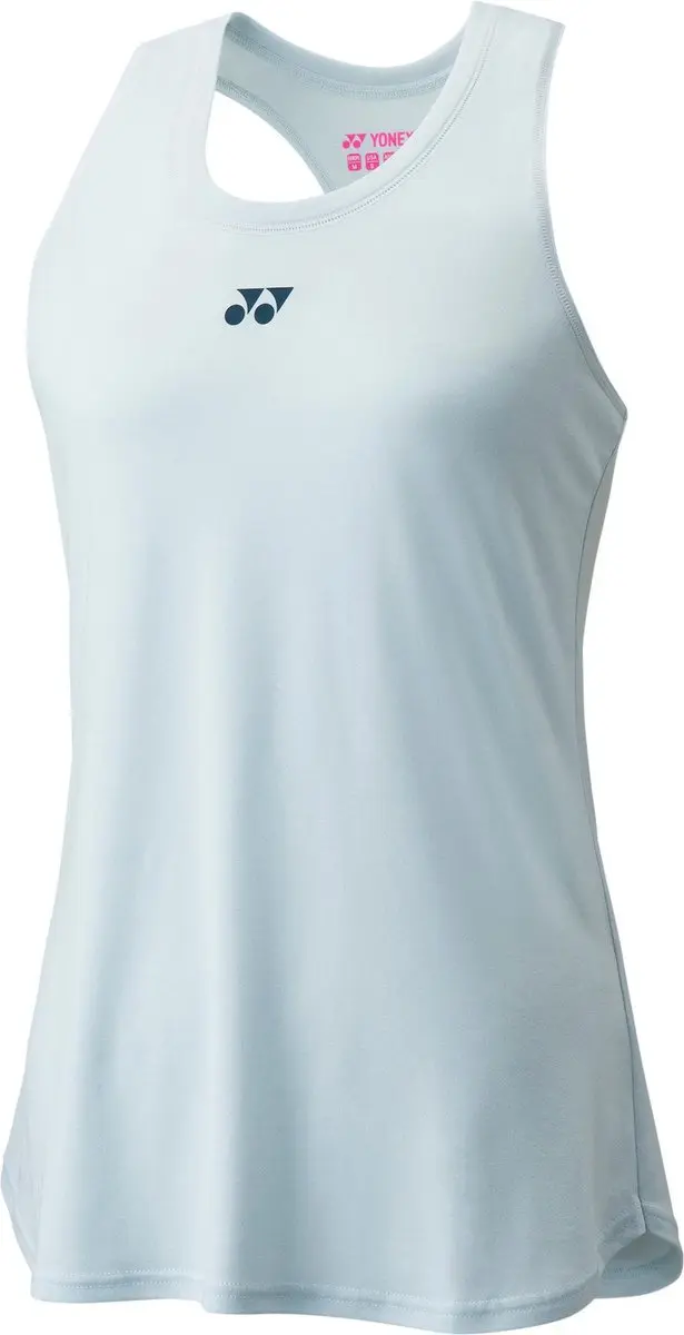 Yonex Tennistanktop Dames Lyocell/polyester Lichtblauw Maat M