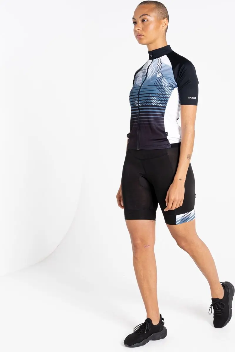 Dare 2b AEP Prompt Korte Dames Fietsbroek Q-Wic - Zwart - XL