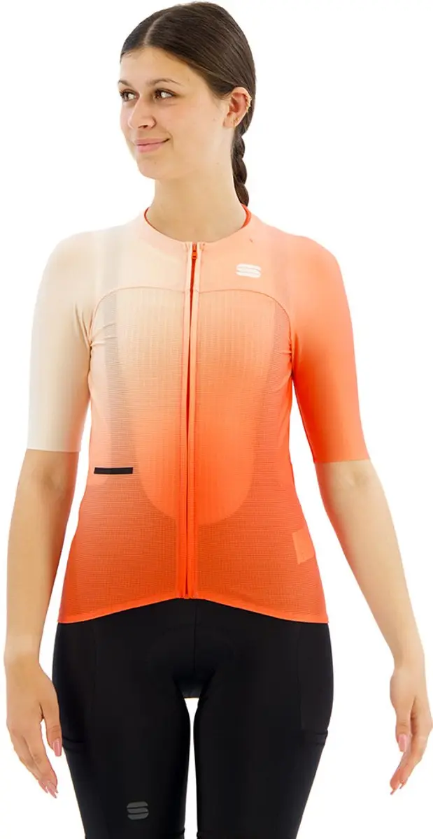 Sportful Light fietsshirt korte mouwen dames POMPELMO/PINK
