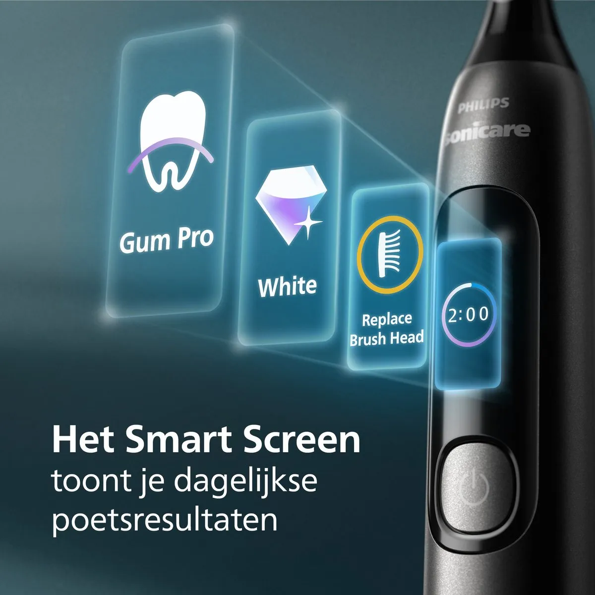 Philips Sonicare Advanced Clean HX3792/11 Elektrische Tandenborstel - Zwart